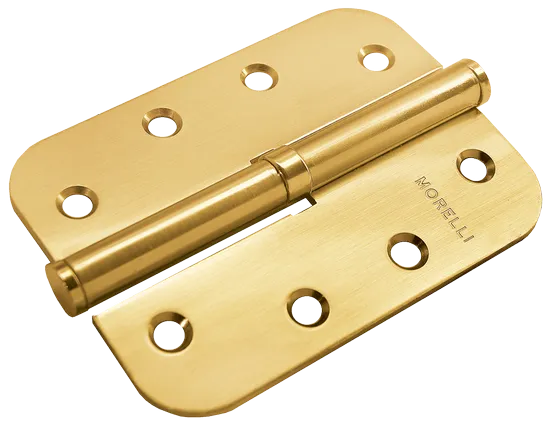 Петля карточная разъемная MSND-C 100X70X2.5 SG L с подшипником стальная левая, врезная, цвет матовое золото фото купить Махачкала