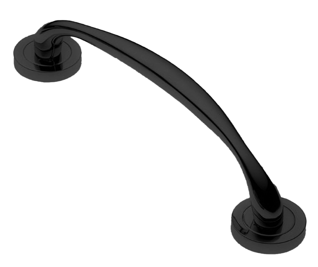 Ручка-скоба LEON PH NERO, цвет - черный фото купить Махачкала