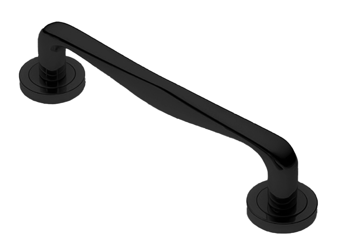 Ручка-скоба PETRA PH NERO, цвет - черный фото 1 Ручка-скоба PETRA PH NERO, цвет - черный фото купить Махачкала