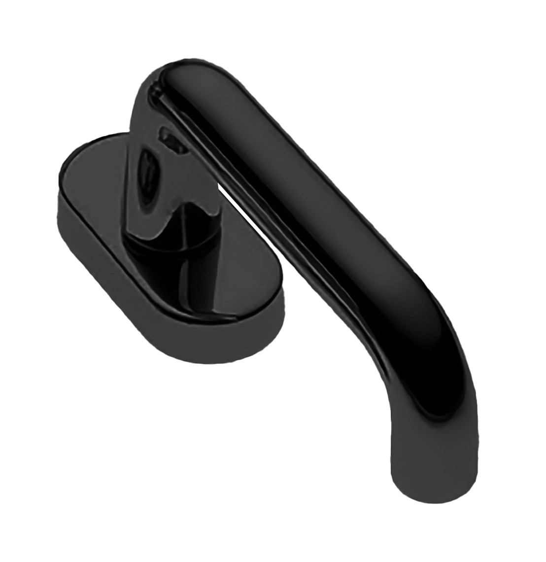 Ручка оконная IRIS W1 NERO, цвет - черный фото купить Махачкала