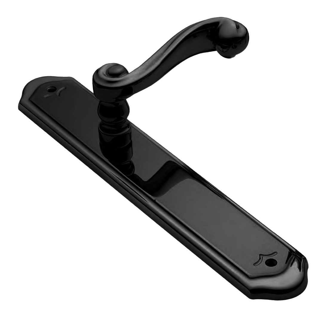 Ручка на планке PLAZA PL NERO, цвет - черный фото 1 Ручка на планке PLAZA PL NERO, цвет - черный фото купить Махачкала