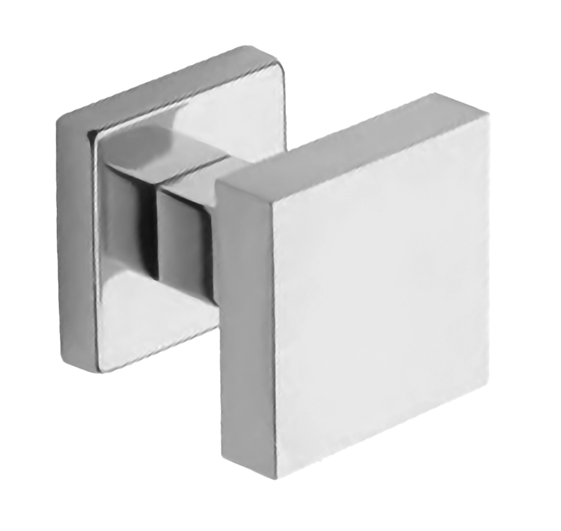 Поворотный кноб ART.QU30 CRO на квадратной розетке с накладкой, цвет - хром фото купить Махачкала