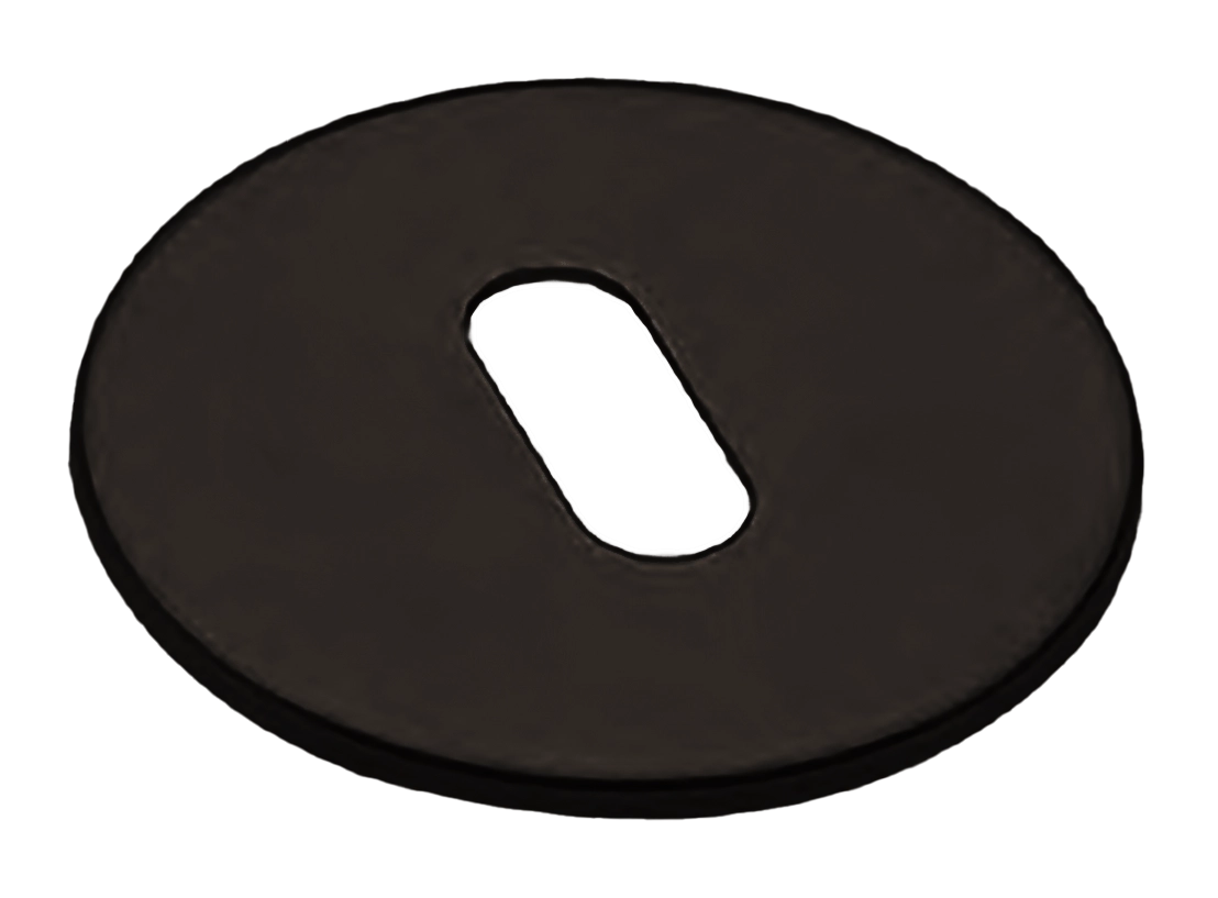 Накладка на ключевой цилиндр LUX-FK-R5 ANT на круглой розетке под ключ буратино, цвет - антрацит фото купить Махачкала