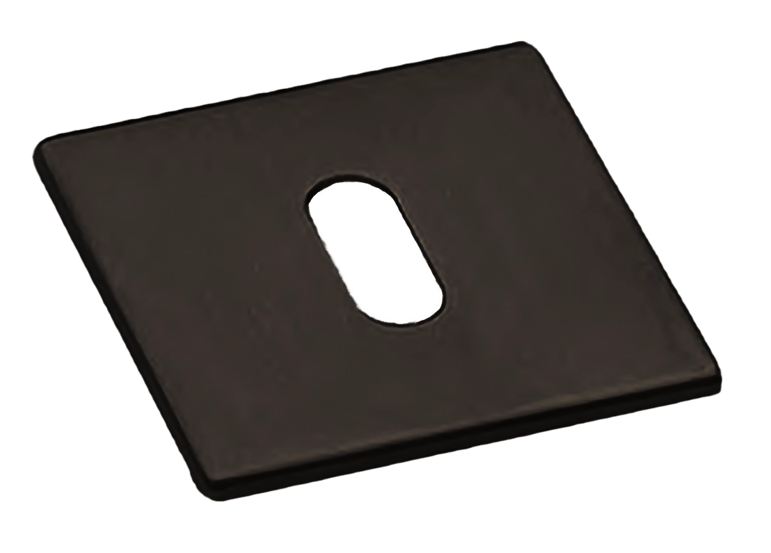 Накладка на ключевой цилиндр LUX-FK-S5 ANT на квадратной розетке под ключ буратино, цвет - антрацит фото купить Махачкала