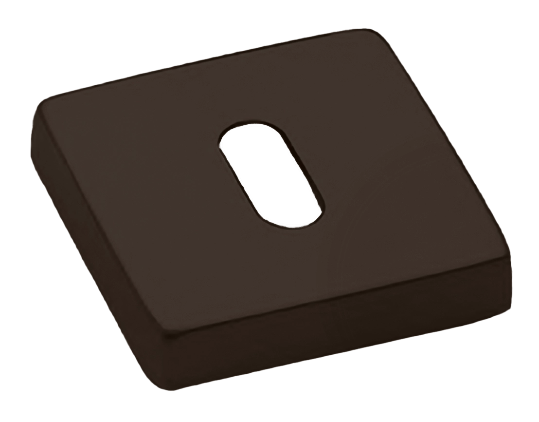 Накладка на ключевой цилиндр LUX-FK-S4-E ANT на квадратной розетке под ключ буратино, цвет - антрацит фото купить Махачкала