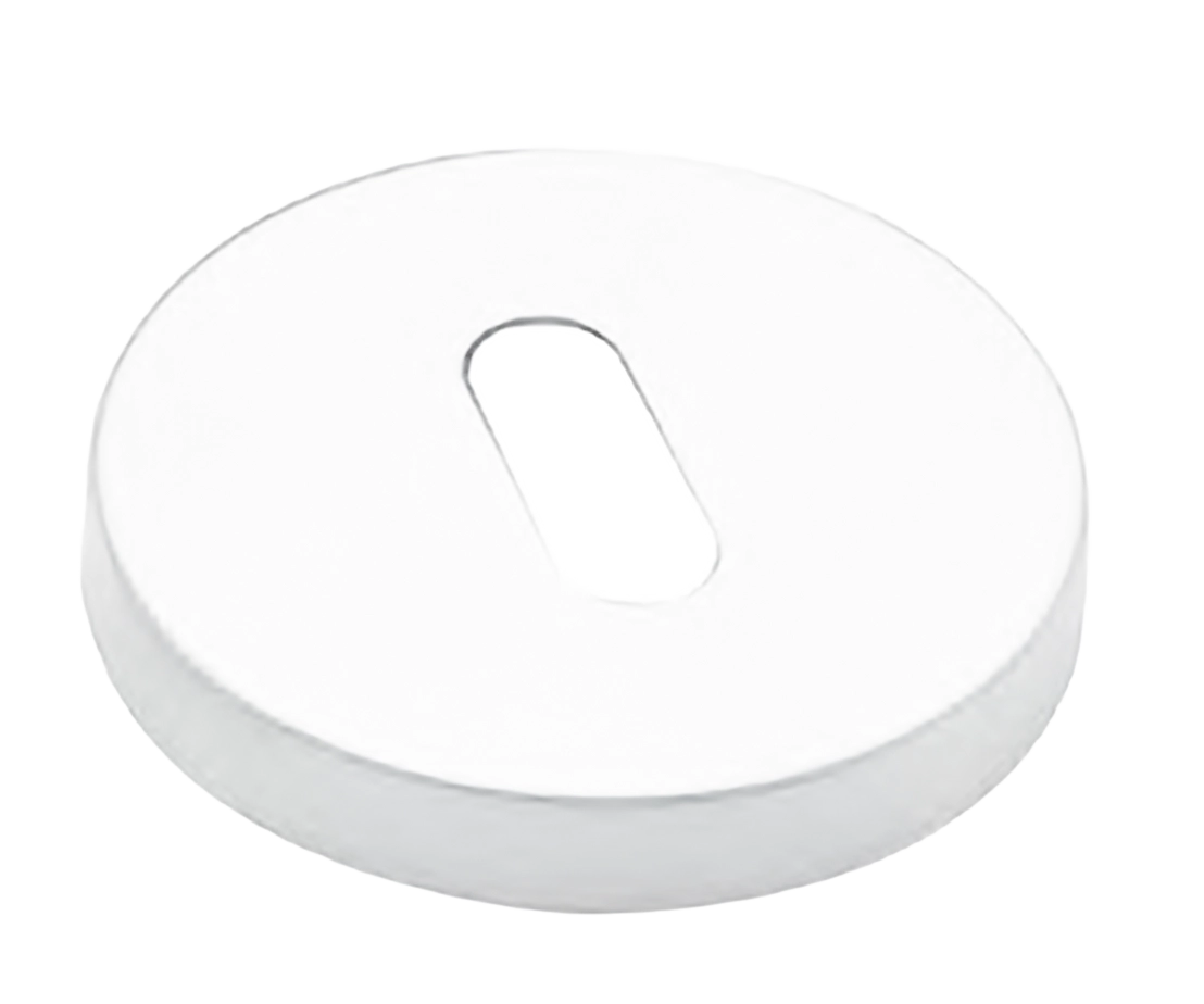 Накладка на ключевой цилиндр LUX-FK-R6 BIA на круглой розетке под ключ буратино, цвет - белый фото купить Махачкала