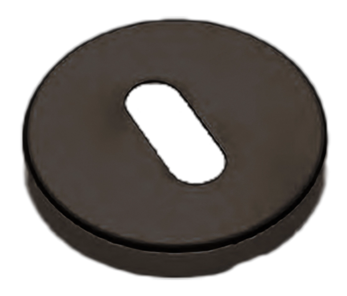 Накладка на ключевой цилиндр LUX-FK-R3 ANT на круглой розетке под ключ буратино, цвет - антрацит фото купить Махачкала