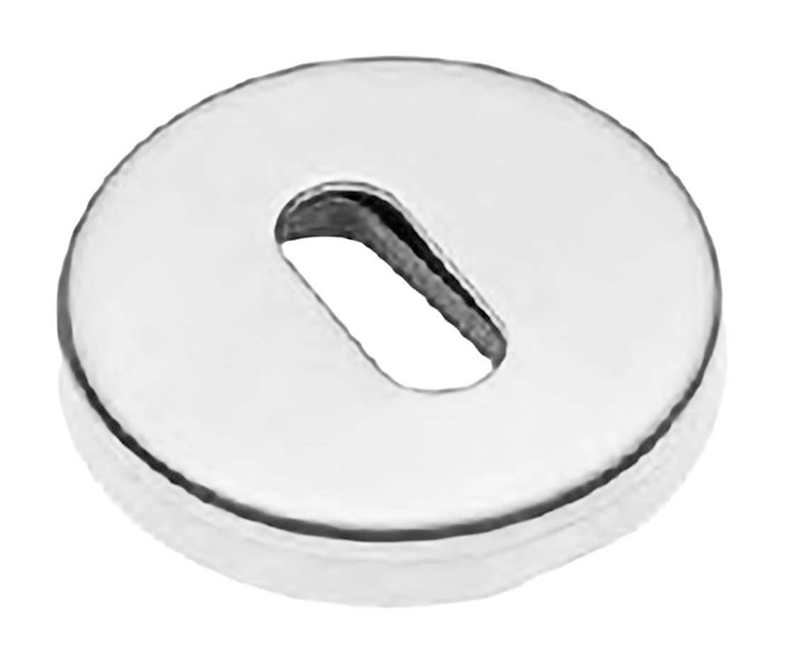 Накладка на ключевой цилиндр LUX-FK-R3-E BIA на круглой розетке под ключ буратино, цвет - белый фото купить Махачкала