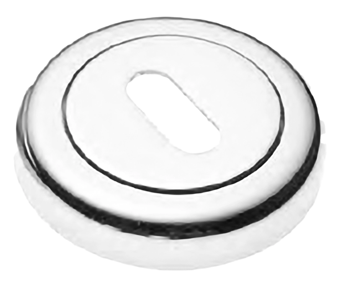 Накладка на ключевой цилиндр LUX-FK-R4 BIA на круглой розетке под ключ буратино, цвет - белый фото купить Махачкала