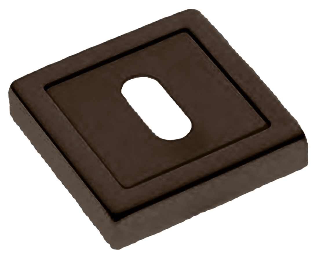 Накладка на ключевой цилиндр LUX-FK-S3 ANT на квадратной розетке под ключ буратино, цвет - антрацит фото купить Махачкала