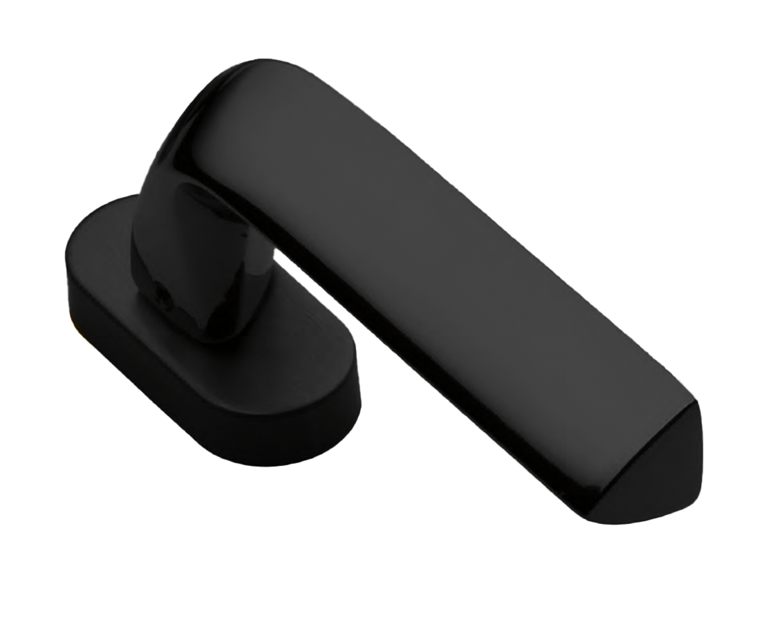 Ручка оконная MATRIX W1 NERO, цвет - черный фото 1 Ручка оконная MATRIX W1 NERO, цвет - черный фото купить Махачкала