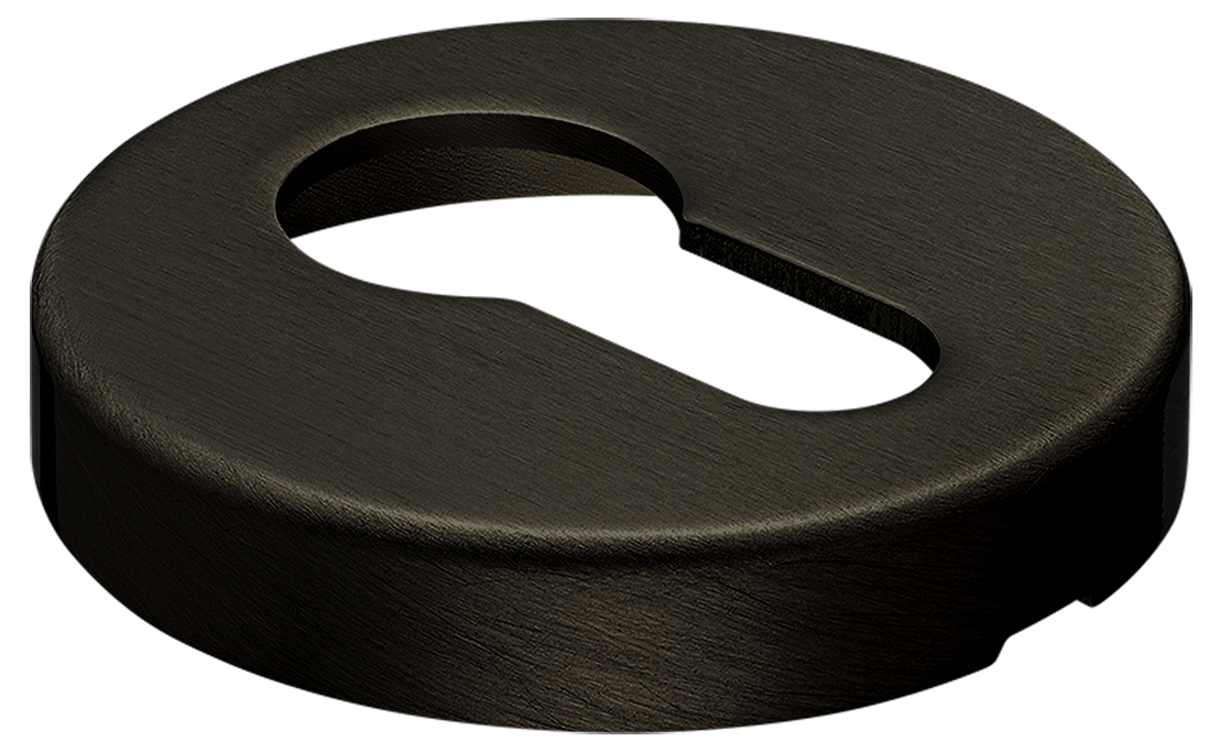 Накладка на ключевой цилиндр LUX-KH-R6 ANT на круглой розетке, цвет антрацит фото купить в Махачкале