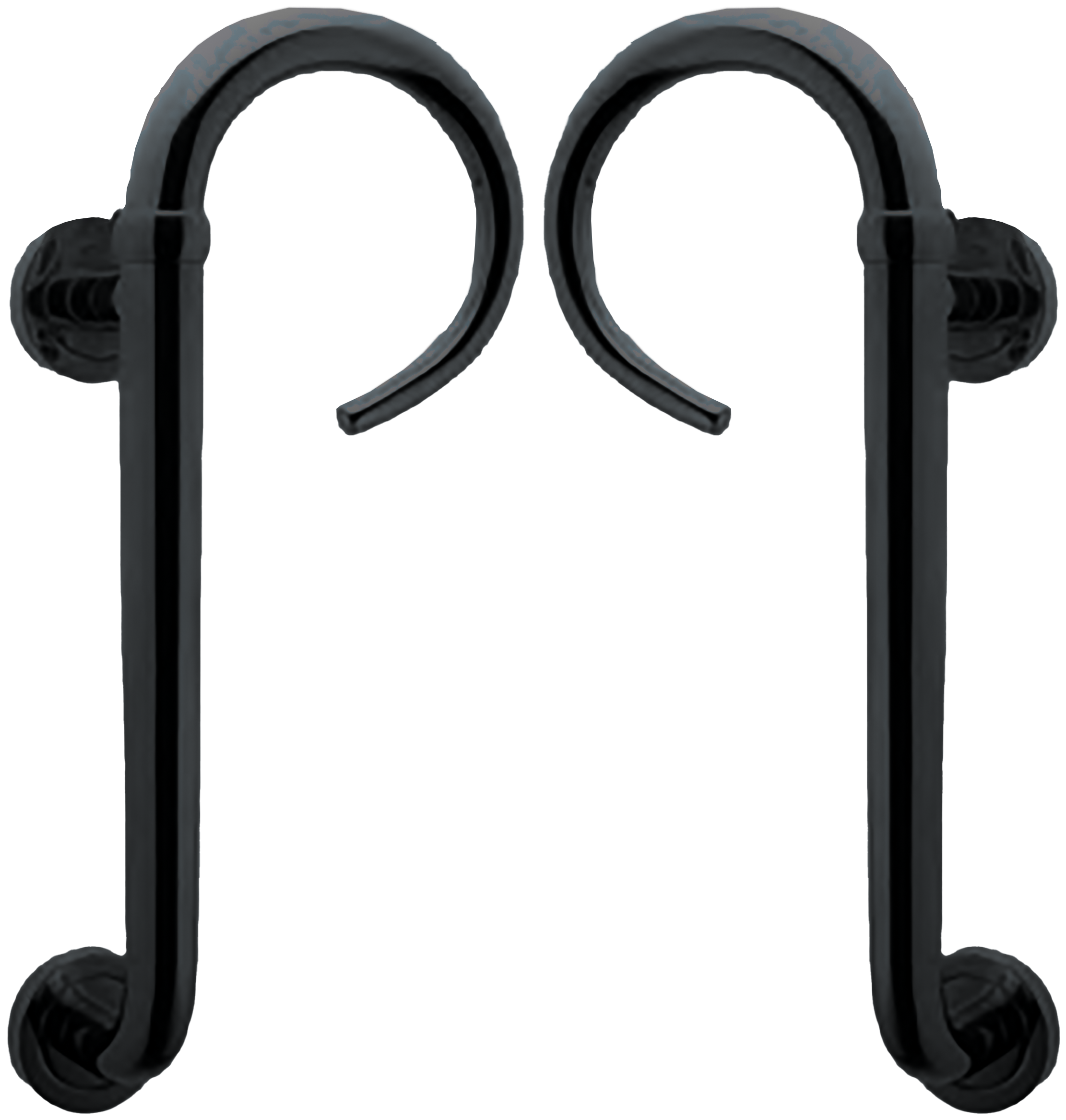 Ручка-скоба LANGOUST PH NERO, цвет - черный фото купить Махачкала