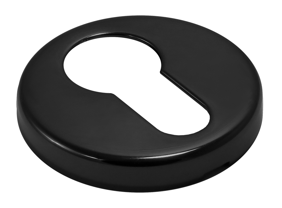 Накладка на ключевой цилиндр LUX-KH-R3 NERO на круглой розетке, цвет черный фото купить в Махачкале