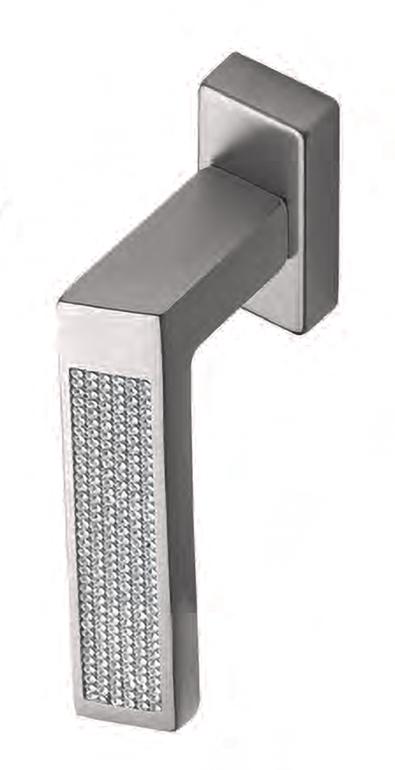 Ручка оконная DOLCE VITA W1 NIN с 4-х позицион. механизмом, цвет черный никель фото купить в Махачкале