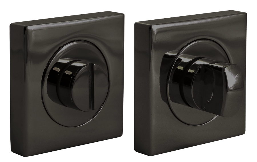 LUX-WC-S2 NIN, завертка сантехническая на квадратной розетке, цвет - черный никель фото купить Махачкала