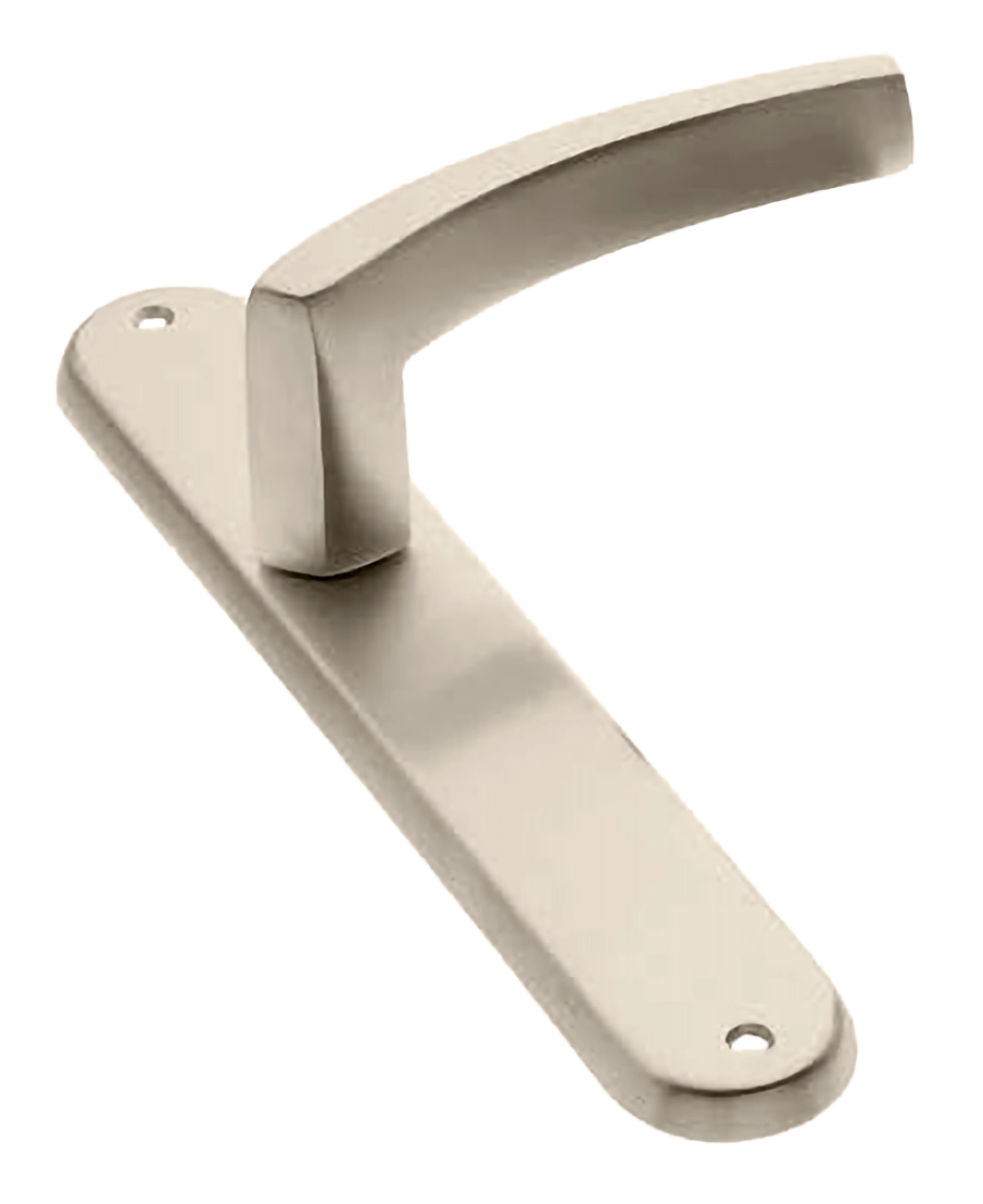 Ручка дверная на планке WIND PL NIS, цвет матовый никель, латунь фото купить в Махачкале