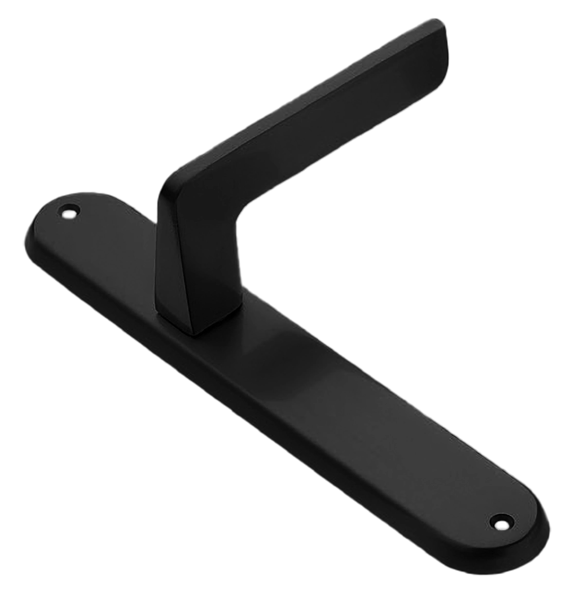 Ручка дверная на планке ROCK PL NERO, цвет черный, латунь фото купить в Махачкале