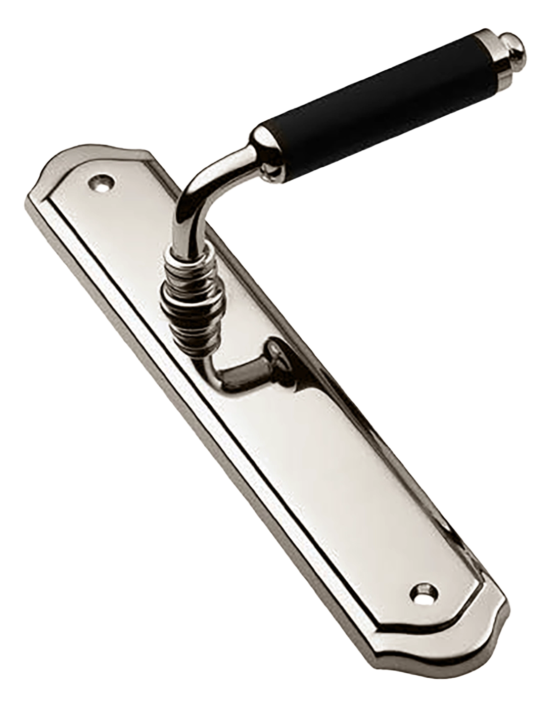 Ручка дверная на планке RIVA PL NIK, цвет никель, латунь фото купить в Махачкале