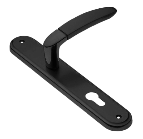 Ручка дверная на планке SAIL PL NERO, цвет черный, латунь фото купить в Махачкале