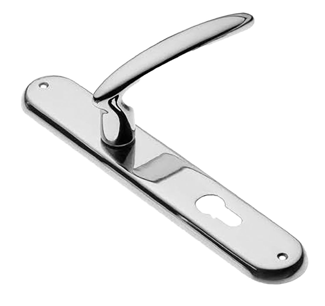 Ручка дверная на планке FLAMINGO PL CRO, цвет хром, латунь фото купить в Махачкале