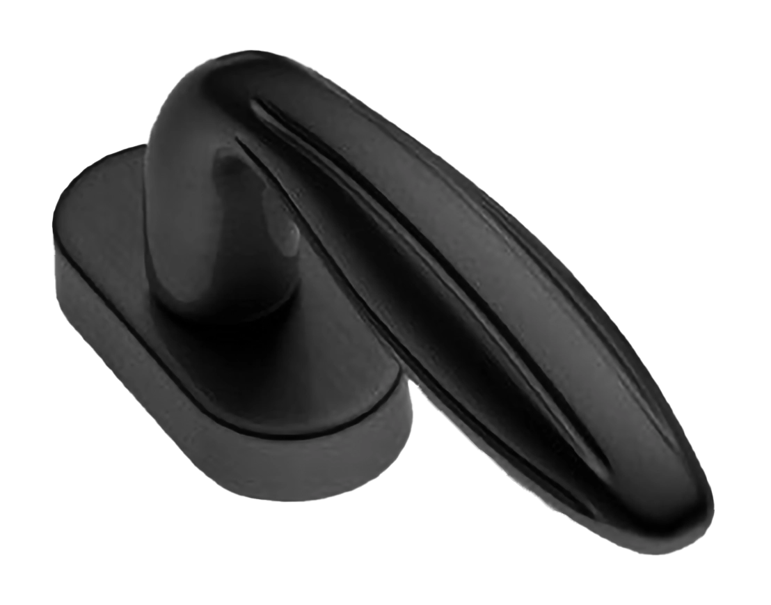 Ручка оконная BUD W1 NERO, цвет - черный фото купить в Махачкале