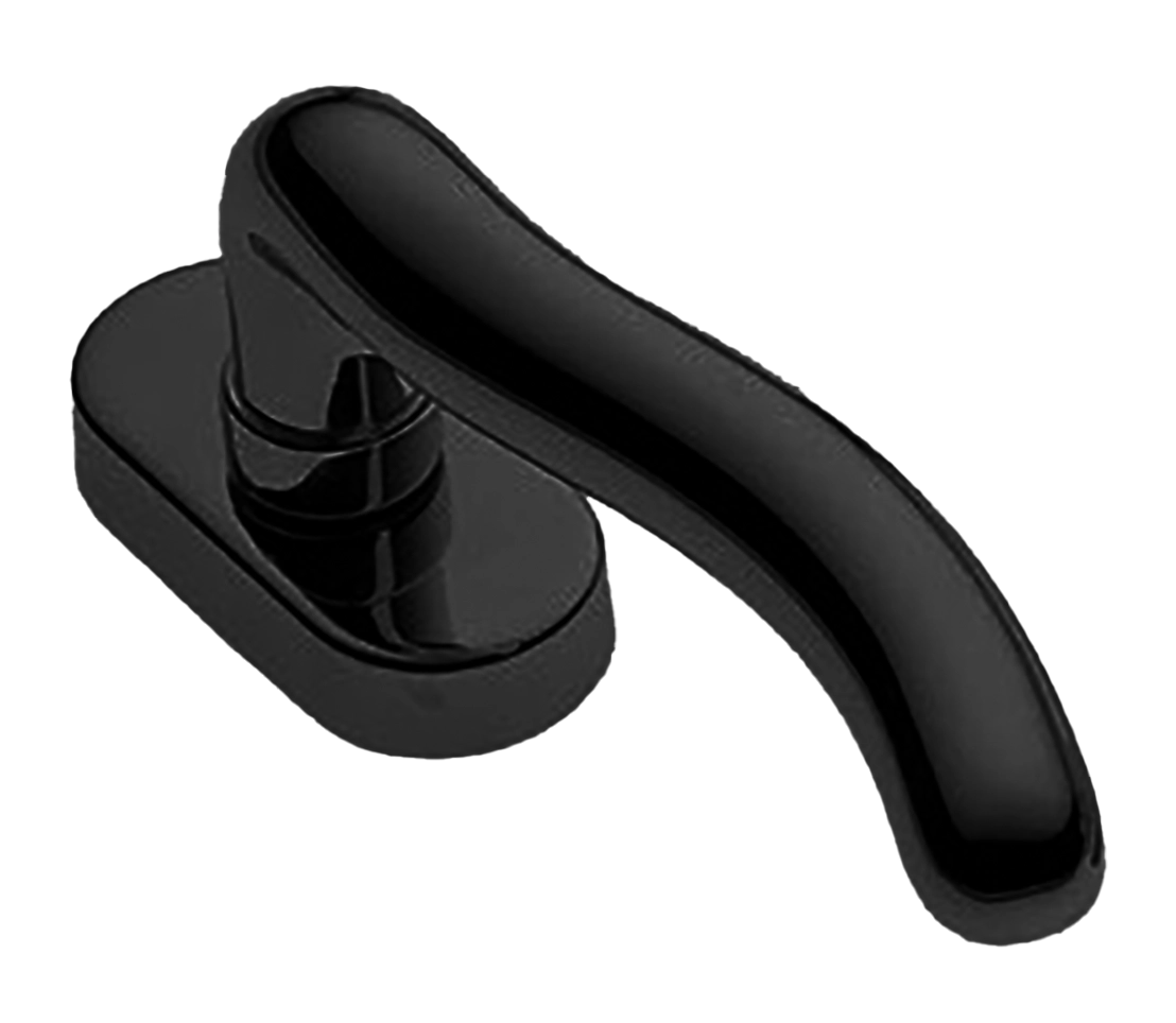 Ручка оконная SNAKE W1 NERO, цвет - черный фото купить в Махачкале