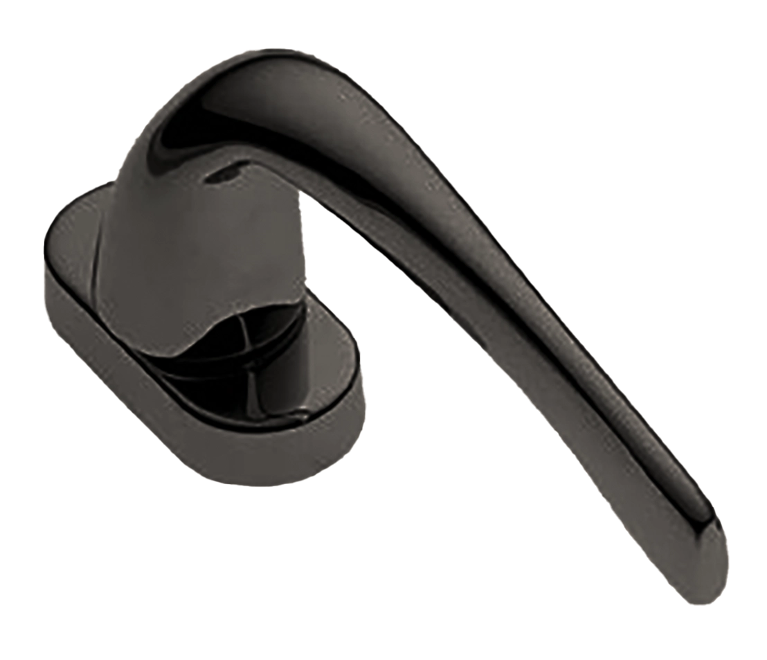 Ручка оконная LE MANS W1 NIN на прямоугольной розетке с 4-х позицион. механизмом, цвет черный никель, латунь фото купить в Махачкале