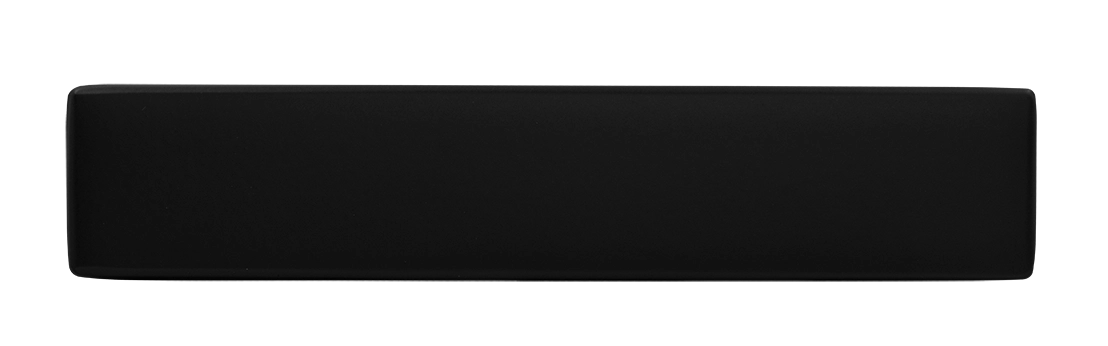 Ручка дверная SHUTTLE NERO-ST цвет черный soft-touch, ЦАМ фото купить в Махачкале