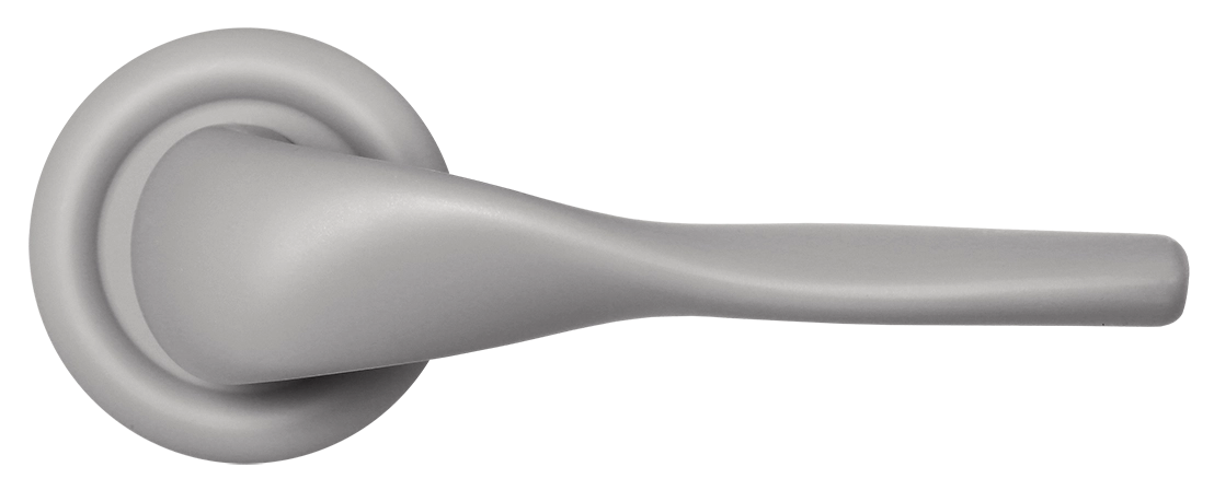 Ручка дверная LVB R7 SMI на круглой розетке, цвет Весенняя дымка/Spring Mist фото купить в Махачкале