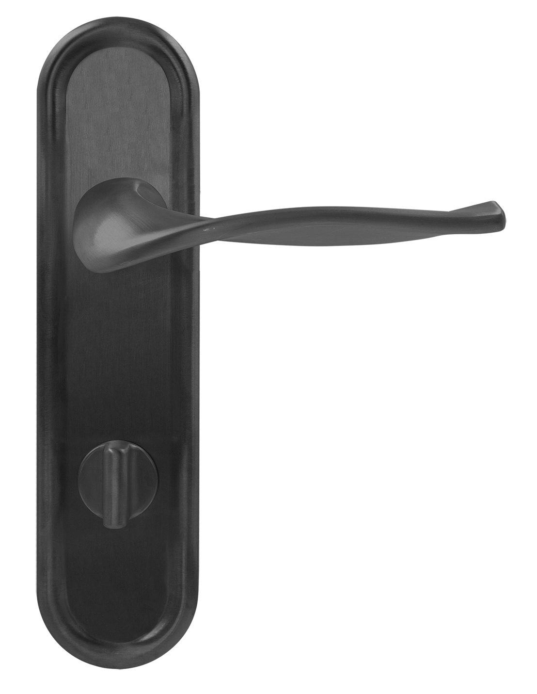 Ручка дверная SKYSCRAPER PLR WC SST на планке под сантехническую завертку, цвет Летняя гроза/Summer Storm фото купить в Махачкале