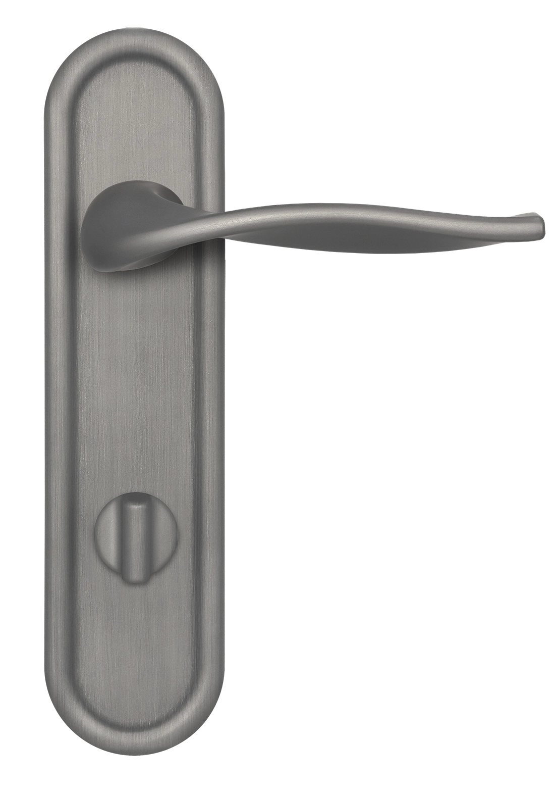 Ручка дверная SKYSCRAPER PLR WC WF на планке под сантехническую завертку, цвет Зимняя стужа/Winter Frost фото купить в Махачкале