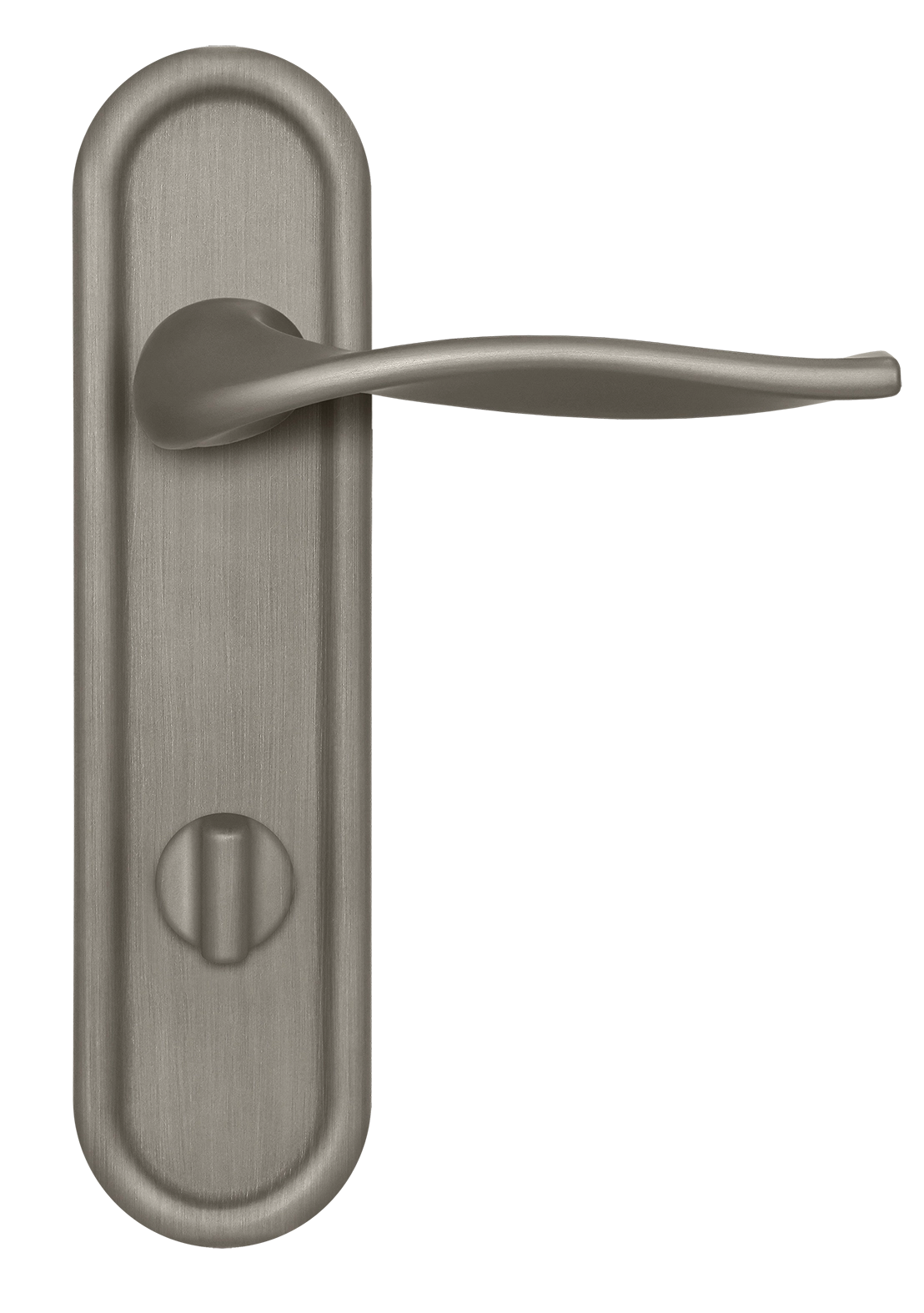 Ручка дверная SKYSCRAPER PLR WC SMI на планке под сантехническую завертку, цвет Весенняя дымка/Spring Mist фото купить в Махачкале