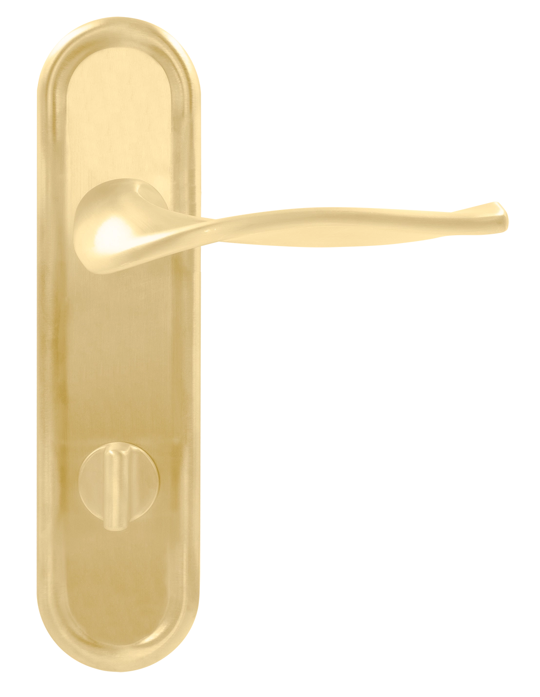 Ручка дверная SKYSCRAPER PLR WC AH на планке под сантехническую завертку, цвет Осенний мёд/Autumn Honey фото купить в Махачкале