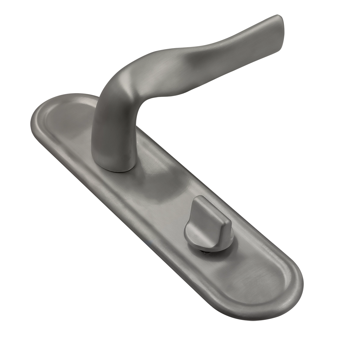 Ручка дверная LVB PLR WC WF на планке под сантехническую завертку, цвет Зимняя стужа/Winter Frost фото купить Махачкала