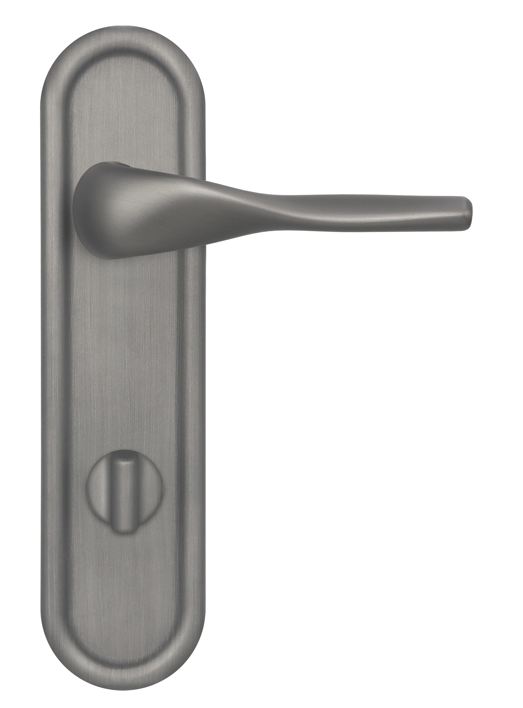 Ручка дверная LVB PLR WC WF на планке под сантехническую завертку, цвет Зимняя стужа/Winter Frost фото купить в Махачкале