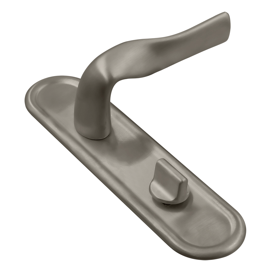 Ручка дверная LVB PLR WC SMI на планке под сантехническую завертку, цвет Весенняя дымка/Spring Mist фото купить Махачкала