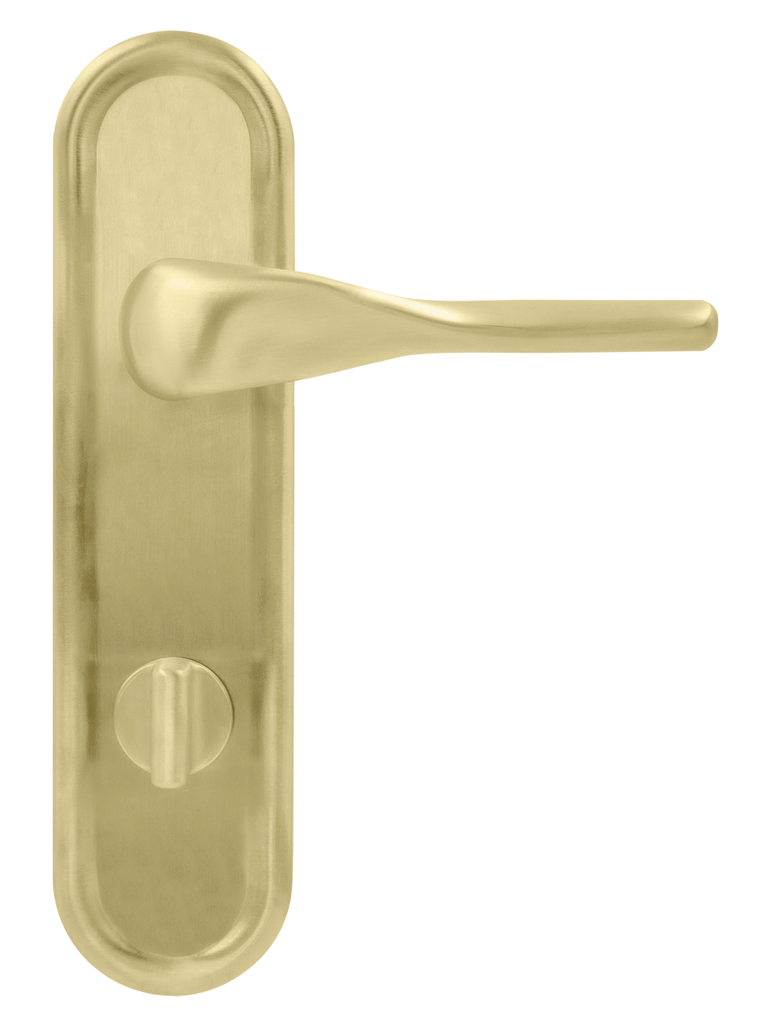 Ручка дверная LVB PLR WC AH на планке под сантехническую завертку, цвет Осенний мёд/Autumn Honey фото купить в Махачкале