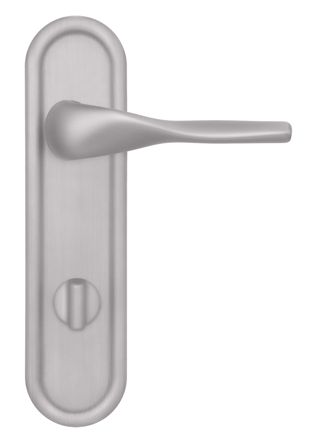 Ручка дверная LVB PLR WC SSW на планке под сантехническую завертку, цвет Стокгольмский снегопад/Stockholm Snowfall фото купить в Махачкале