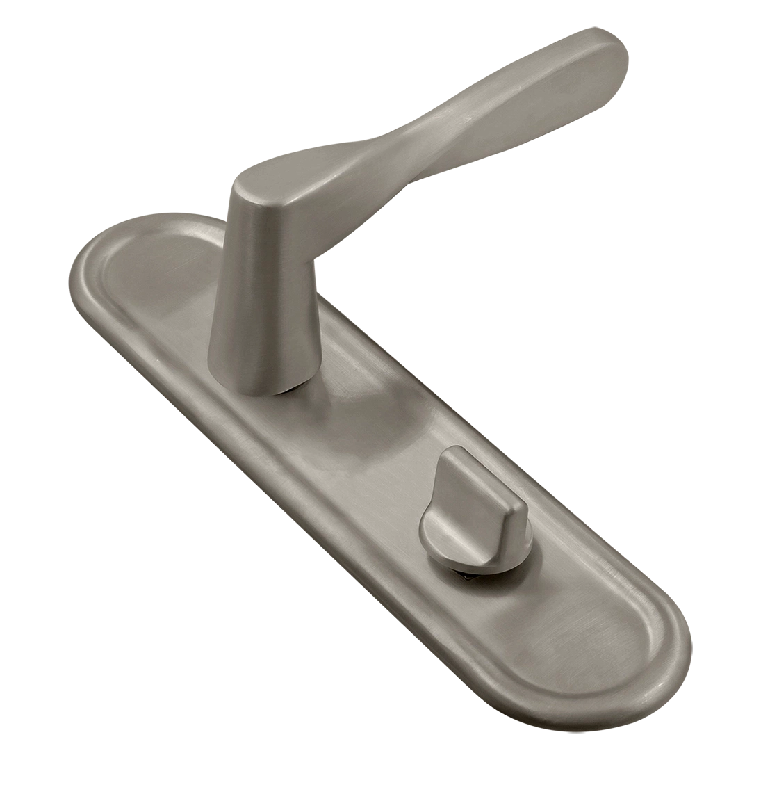 Ручка дверная THE OLYMPICS PLR WC SMI на планке под сантехническую завертку, цвет Весенняя дымка/Spring Mist фото купить Махачкала