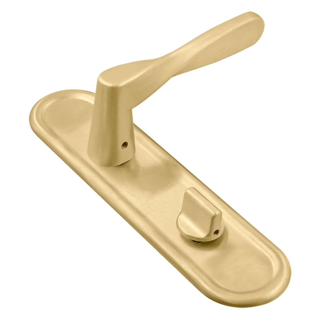 Ручка дверная THE OLYMPICS PLR WC AH на планке под сантехническую завертку, цвет Осенний мёд/Autumn Honey фото купить Махачкала