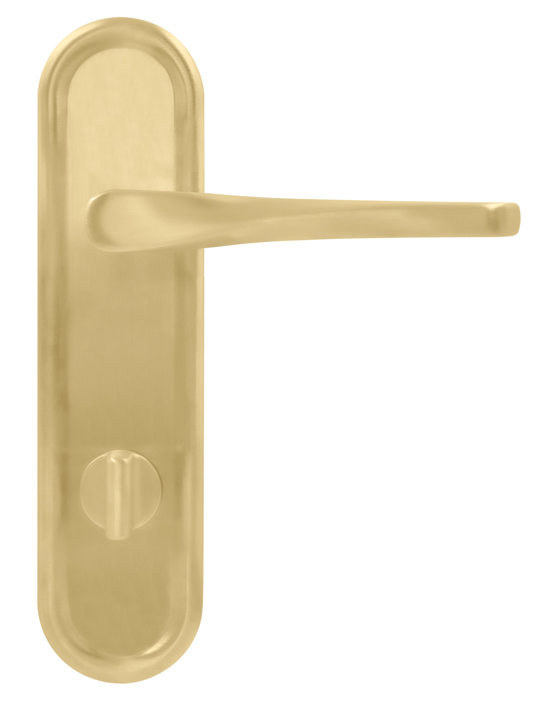 Ручка дверная THE OLYMPICS PLR WC AH на планке под сантехническую завертку, цвет Осенний мёд/Autumn Honey фото купить в Махачкале