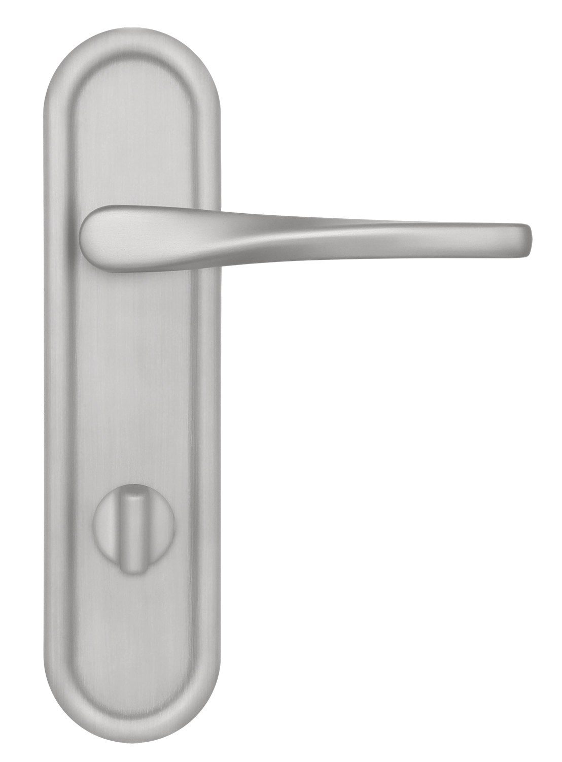 Ручка дверная THE OLYMPICS PLR WC SSW на планке под сантехническую завертку, цвет Стокгольмский снегопад/Stockholm Snowfall фото купить в Махачкале