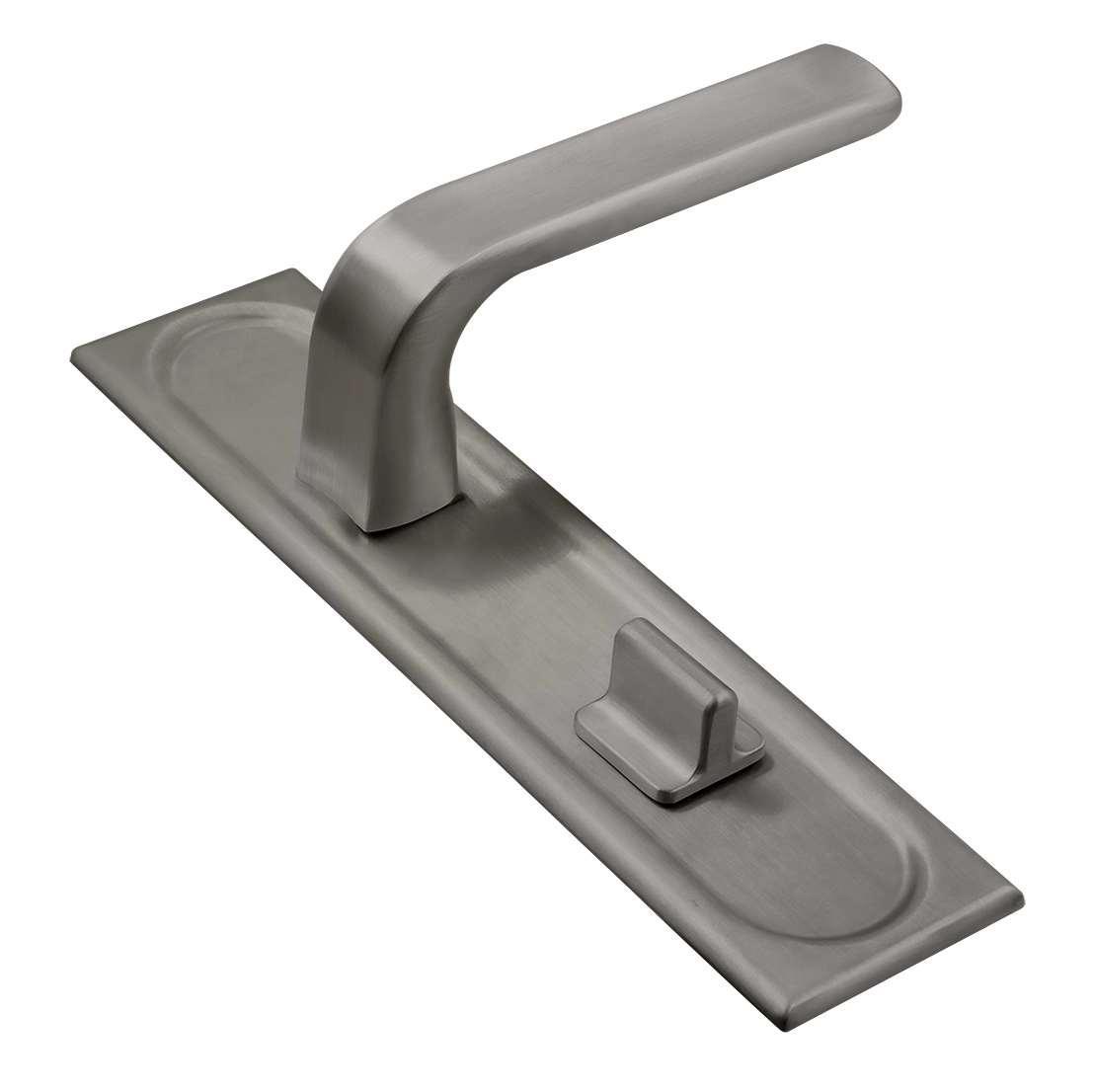 Ручка дверная THE BUS STATION PLS WC WF на планке под сантехническую завертку, цвет Зимняя стужа/Winter Frost фото купить Махачкала