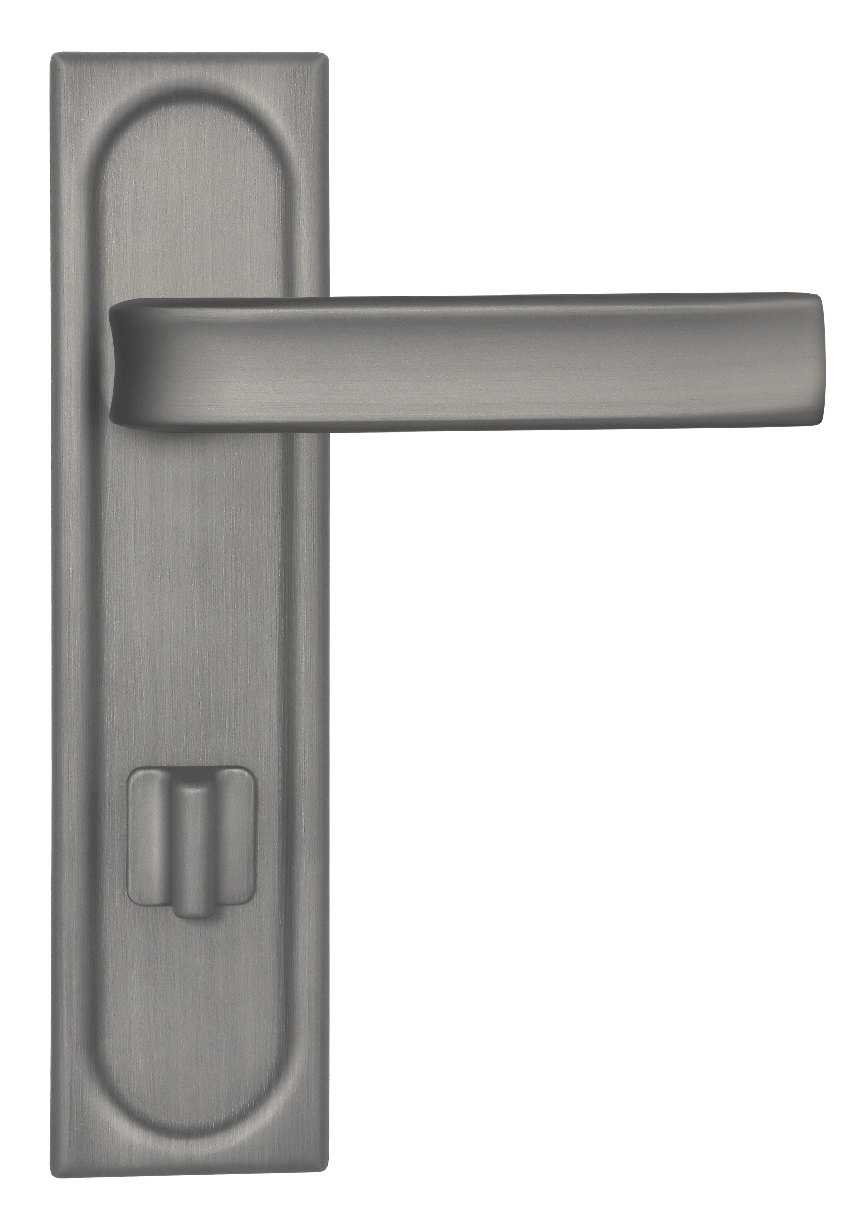 Ручка дверная THE BUS STATION PLS WC WF на планке под сантехническую завертку, цвет Зимняя стужа/Winter Frost фото купить в Махачкале