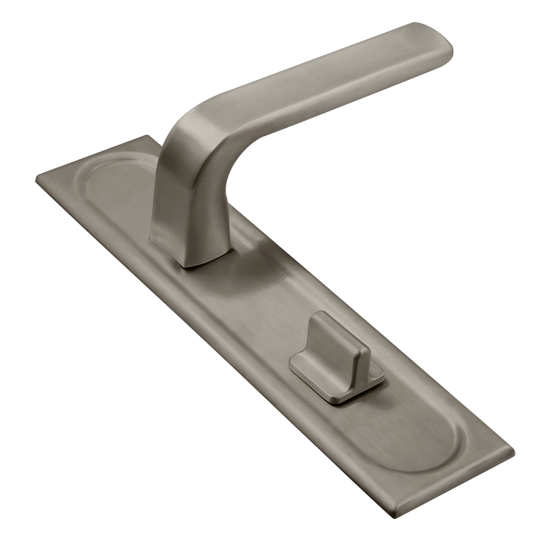 Ручка дверная THE BUS STATION PLS WC SMI на планке под сантехническую завертку, цвет Весенняя дымка/Spring Mist фото купить Махачкала