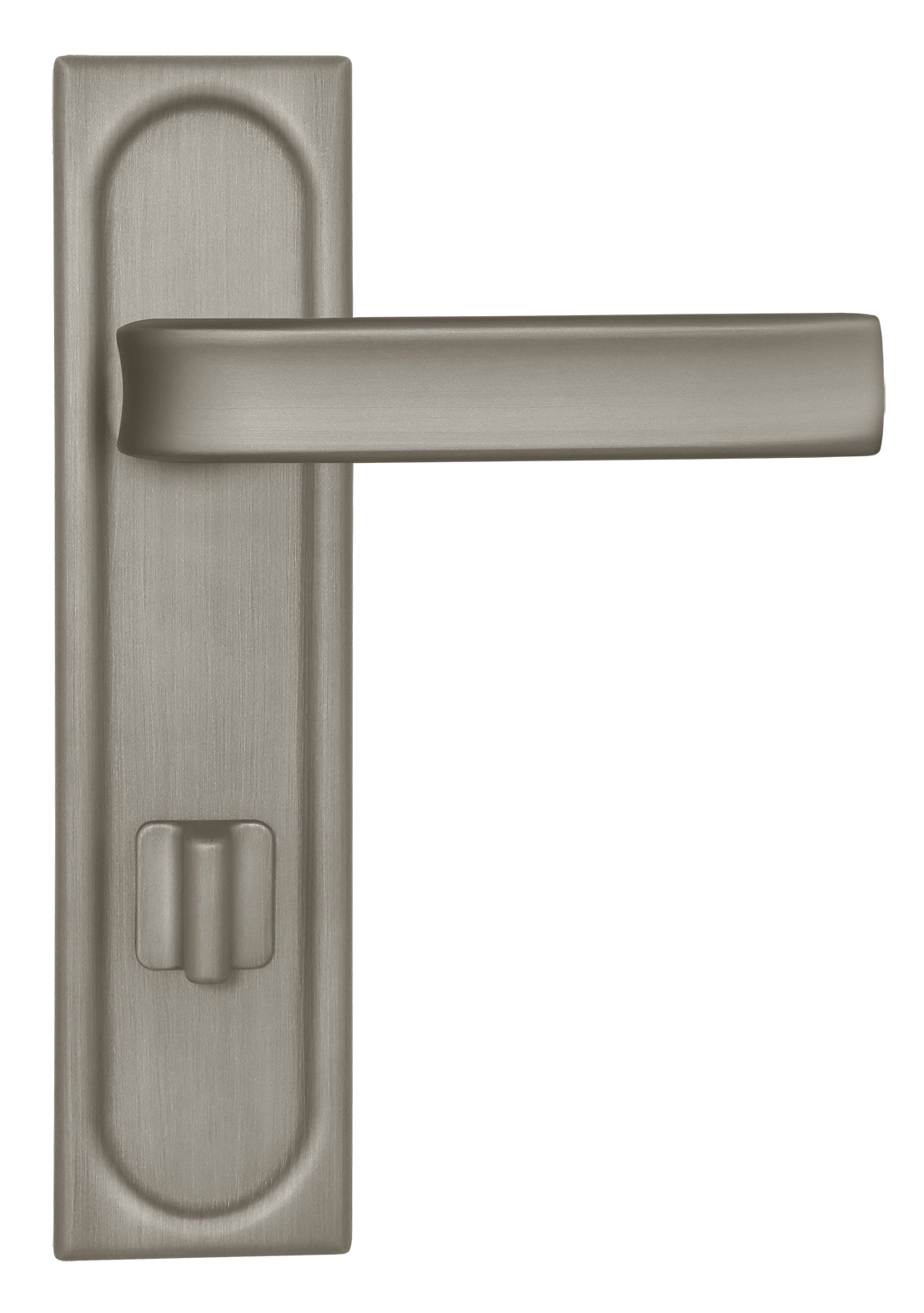 Ручка дверная THE BUS STATION PLS WC SMI на планке под сантехническую завертку, цвет Весенняя дымка/Spring Mist фото купить в Махачкале