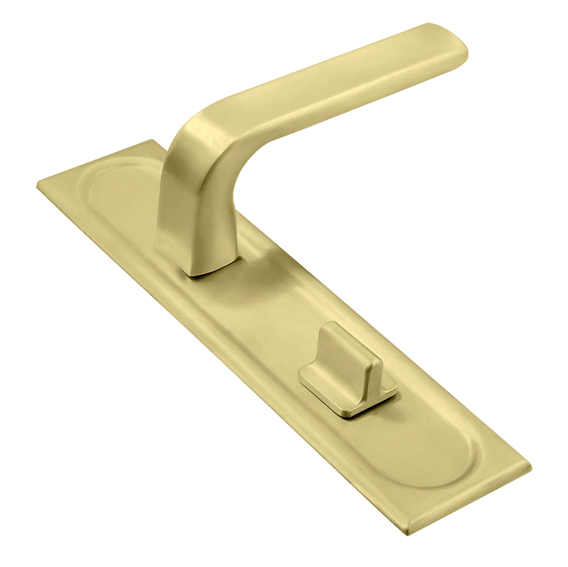 Ручка дверная THE BUS STATION PLS WC AH на планке под сантехническую завертку, цвет Осенний мёд/Autumn Honey фото купить Махачкала