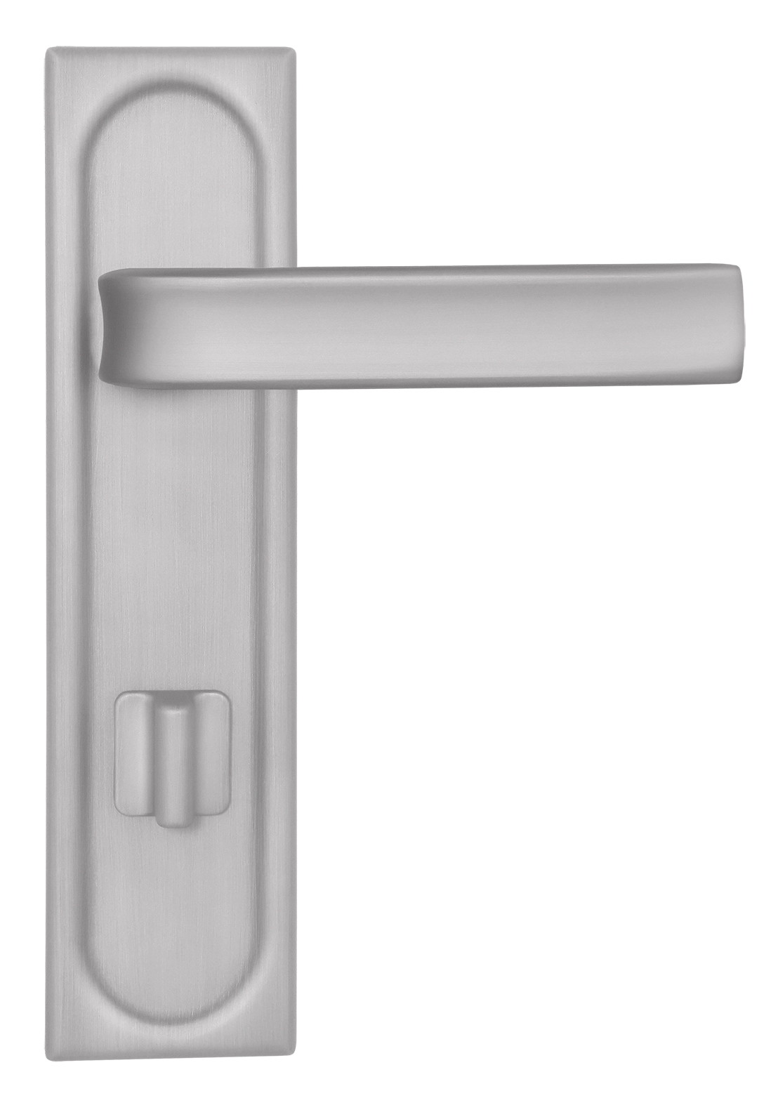 Ручка дверная THE BUS STATION PLS WC SSW на планке под сантехническую завертку, цвет Стокгольмский снегопад/Stockholm Snowfall фото купить в Махачкале