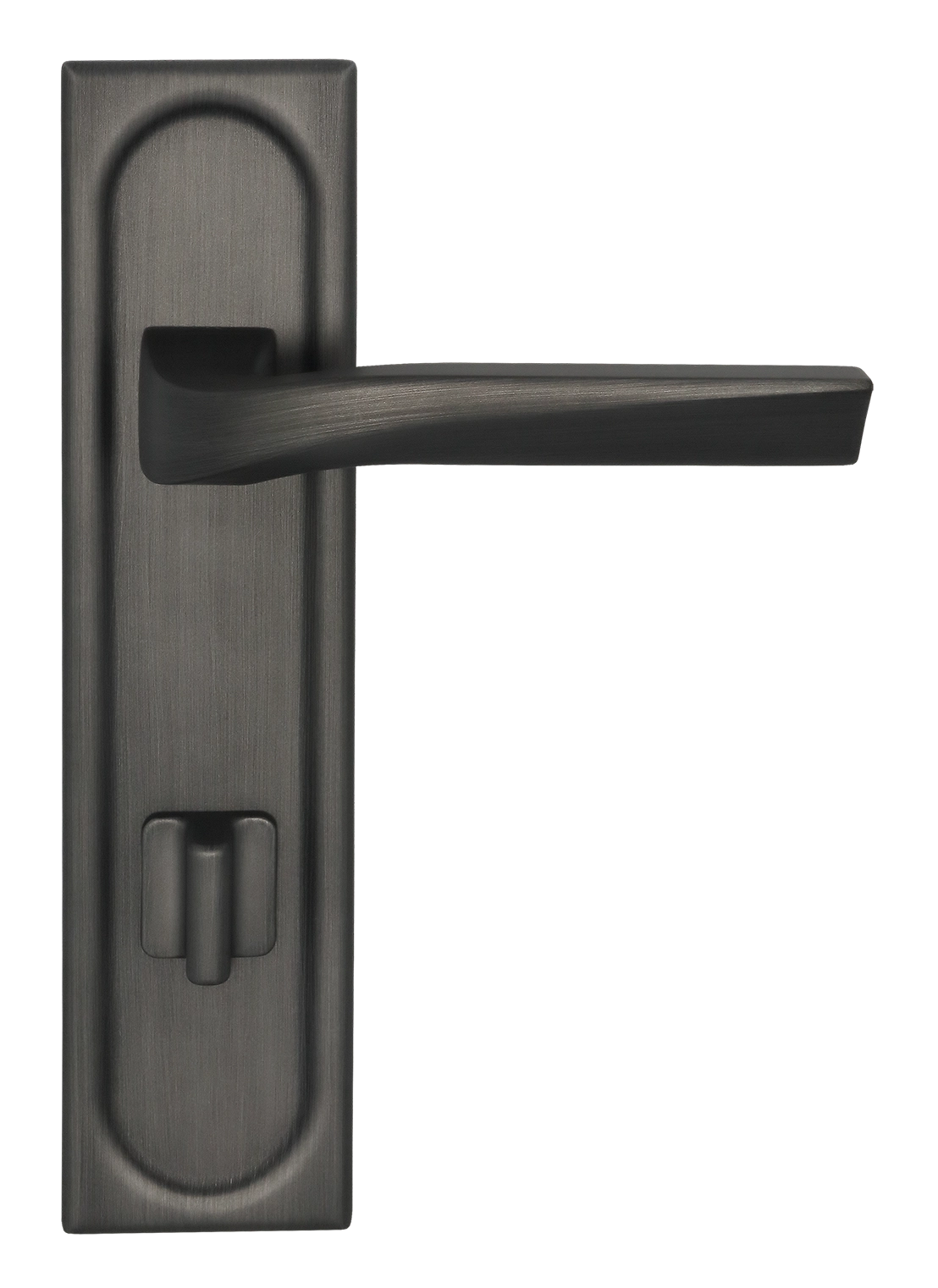 Ручка дверная WD CONCERT HALL PLS WC SST на планке под сантехническую завертку, цвет Летняя гроза/Summer Storm фото фурнитура Махачкала